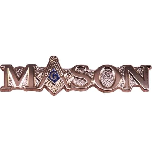 Tone Masonic brooch square and compass Freemason gift