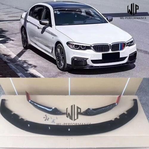G30 G38 High Quality Carbon Fiber Front Bumper Lip For BMW G30 G38 5 series 530i 540i Car Body Kit 2018