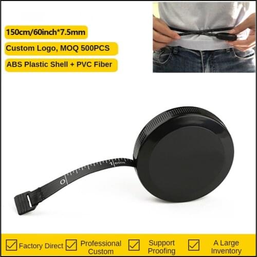 1.5M/60INCH Plastic Body Measuring Tape Ruler Round Tape Retractable Tailors Measure For Clothing Body Mini Portable Tape Mesure