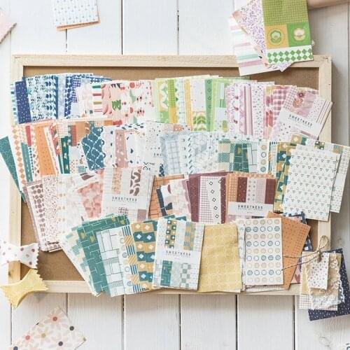 50Pcs/Lot Source Material Paper Vintage Material Stationery Scrapbooking Card Journaling Deco DIY Retro Background Paper