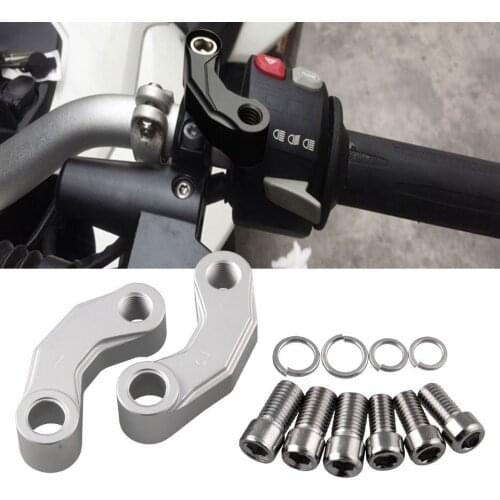 For B-M-W R1200GS Motorcycle Mirrors Riser Extension Brackets Adapter fit for B-M-W R1200GS LC/ R1200 GS LC Adv-enture 2013-2016