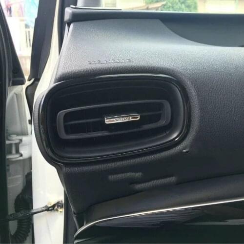For Toyota Prius 2016 2017 2018 Black Paint Car Interior Accessories Side Air Condition Vent covers Trim AC Outlet Decoration