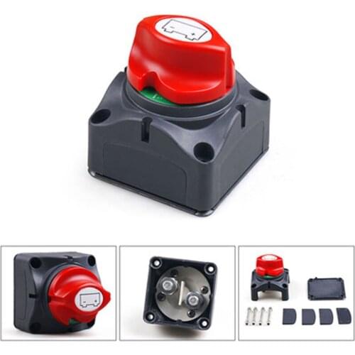 Car Auto Yacht RV Marine Boat 12V-60V 100A-300A Battery Selector Isolator Disconnect Rotary Switch car accessories