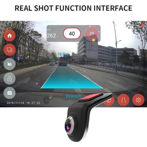 Onever Android Intelligent USB Driving Recorder Large Screen Navigator ADAS DVR Support TF Voice Announcements Car Accessories