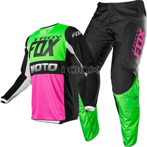 Free shipping 2020 MX Motorcycle 180 Fyce MX Offroad Jersey Pant Moto Dirt Bike Suit