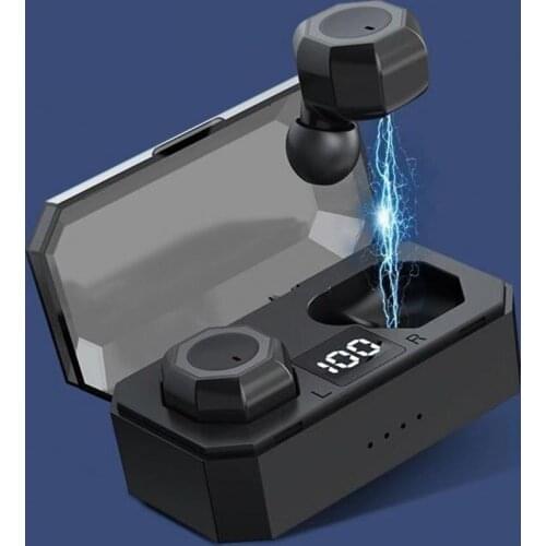 TWS-I4 Bluetooth Wireless Earphone Deep Bass Touch Control Automatic HD Call Headphone No Delay Good Sound Quality Headset