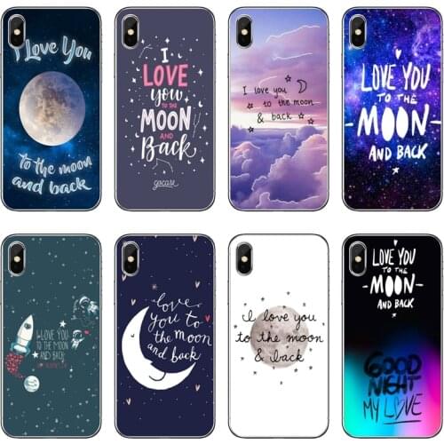 I Love You To The Moon And Back For Xiaomi Redmi Note 6 5 5A 4 3 pro S2 5 plus 6A 4A 4x Pocophone F1 cover case