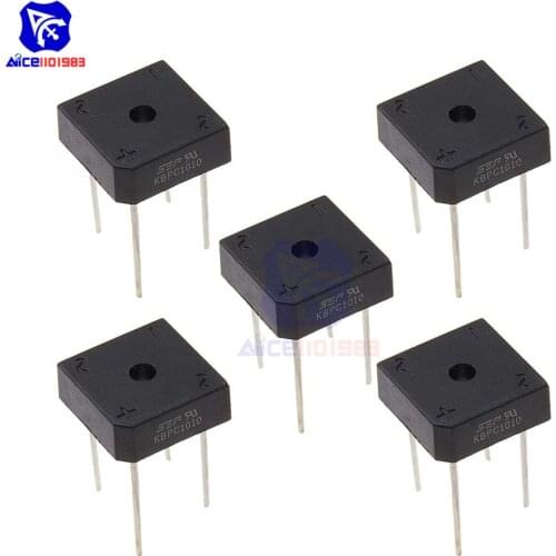 5 PCS/Lot IC Chips Bridge Rectifier KBPC1010 KBPC-1010 10A 1000V Original Integrated Circuit