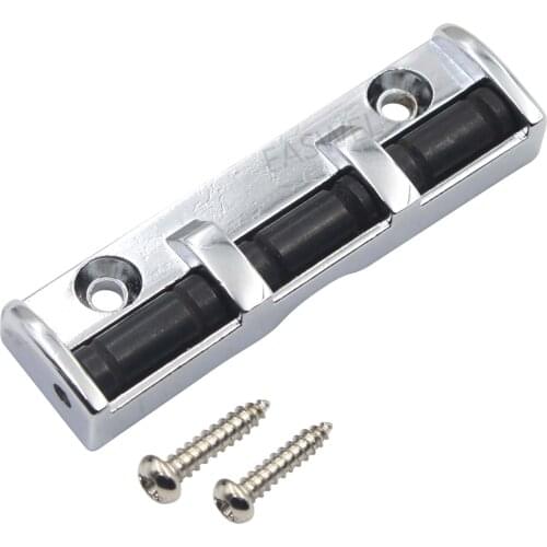 Electric Guitar Roller Nut Soild Body Pro Quality 43MM Silver Adjustable Nut US