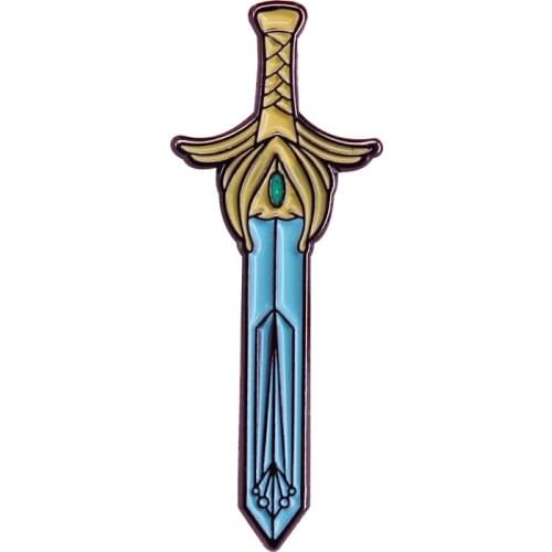 Beautiful sword brooch inspired by She-Ra and the Princesses of Power