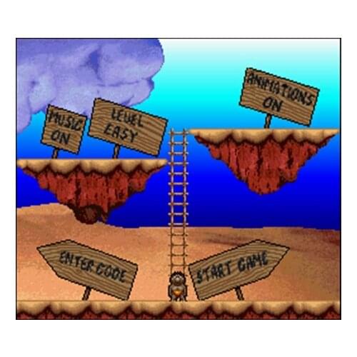 Humans NTSC Version 16 Bit 46 Pin Big Gray Game Card For USA Game Players