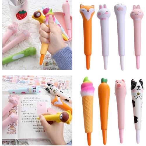 Slow Rising Pencil Pen Soft Squeeze Pen Stress Relief Toy Gifts