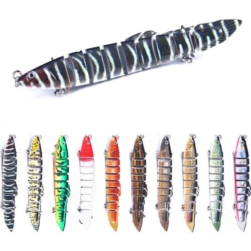 Multi Jointed Lures Fish Plastic Hard Bait 10cm 10g Goods For Fishing Sea Fishing Swim bait Sinking Wobblers Artificial Tackle