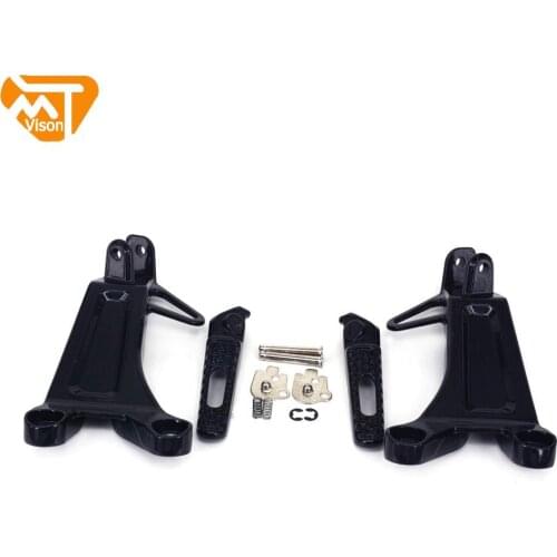 Motorcycle Rear Foot Pegs Pedal Pedals Bracket Footrest For HONDA CBR600RR 2003-2004