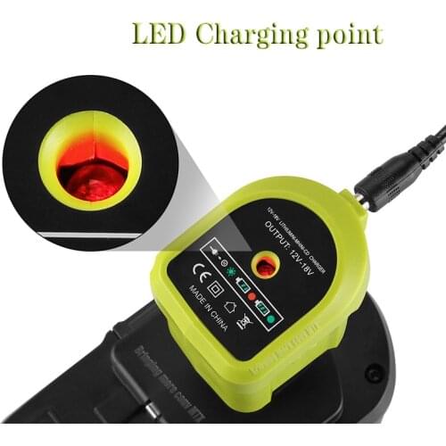 Newest P119 Replacement Charger for Ryobi Ni-Cd Ni-Mh Li-ion 12V 14.4V 18V Battery EU Plug for Ryobi charging 1A Free shipping