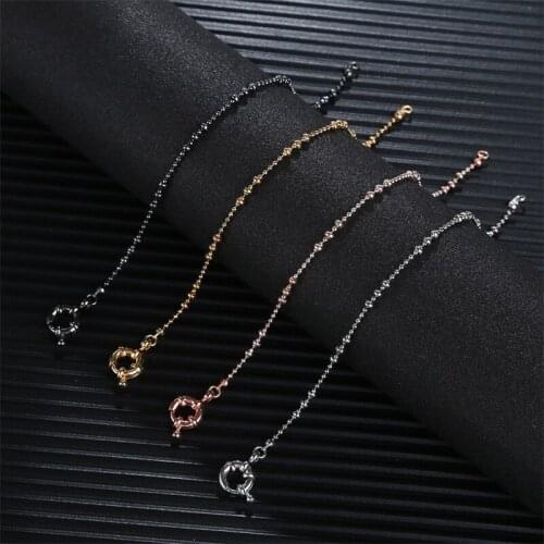 Ins simple and popular womens fine ornament stitching-shaped sailor buckle 18K Gold Plated bracelet for women