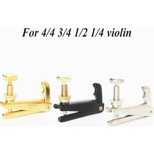 One pc 4/4 3/4 1/2 1/4 Violin Fine Tuning Violin Fine Tuner String Fine Tuning Adjuster Musical Instrument Accessories