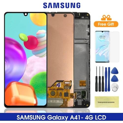 Original 6.1'' LCD For Samsung Galaxy A41 4G LCD Display Touch Screen Digitizer Assembly For Samsung A415 A415F Screen