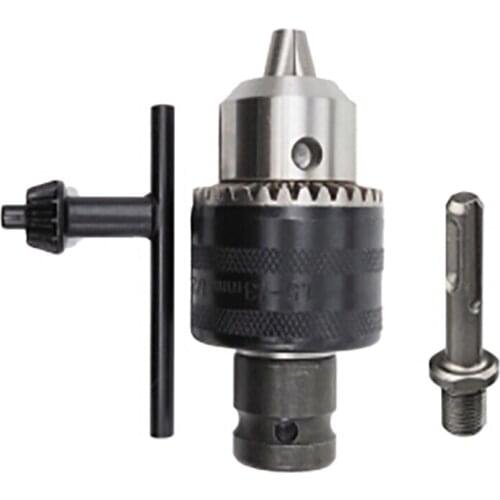 13Mm 1/2" Dirll Chuck Socket Square Converter Sds Keyed Chuck Plus Hammer Impact Wrench Adaptor Converter