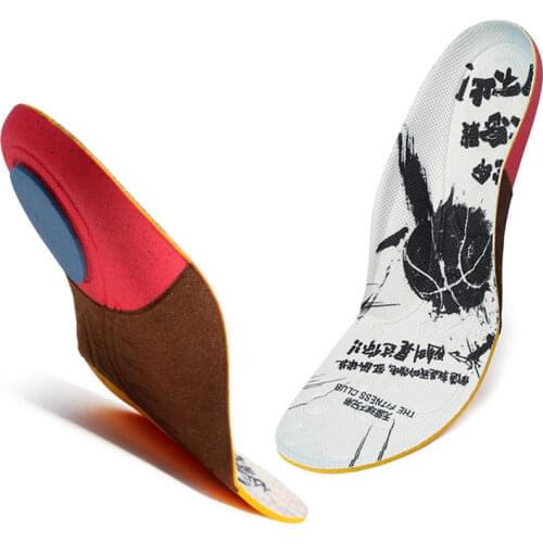 PU Foam Sports Insoles For Men Women Arch Support Insole Heel Shock Shoes Pad Breathable Running Sneakers Cushion Insoles