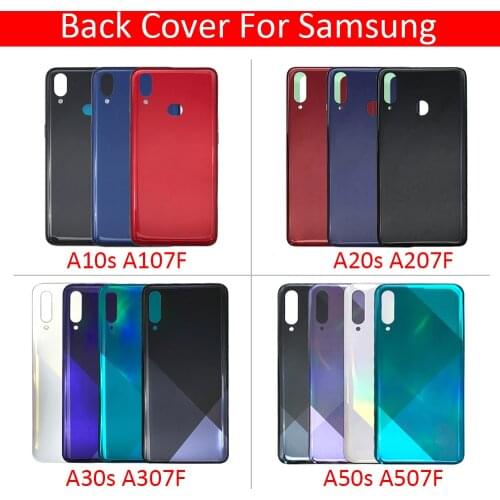 New Battery Glass Cover Housing Rear Door Cover For Samsung A10S A107F A20S A207F A30S A307F A50S A507F Back Cover Case