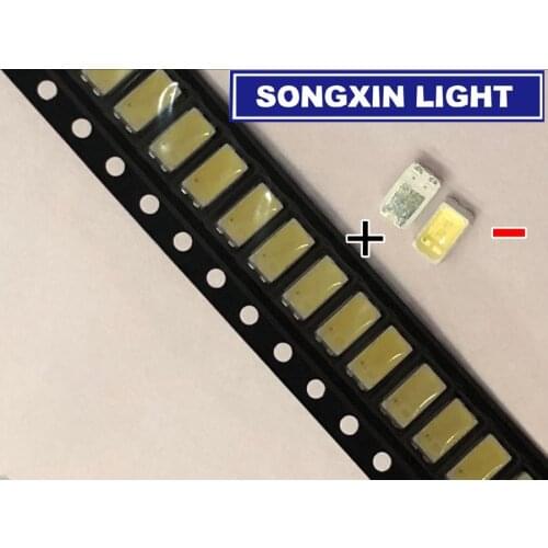 For LG LED LCD Backlight TV Application Middle Power LED LED Backlight 1W 6V 5630 Cool white LED LCD TV Backlight 500PCS