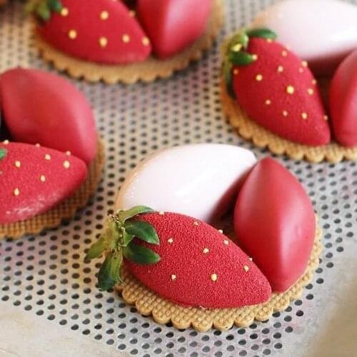 Creative 12 Cavity Sea Shells Cake Pan Mold French Dessert Mousse Silicone White Pastry Mould DIY Baking Tools ,Free Shipping