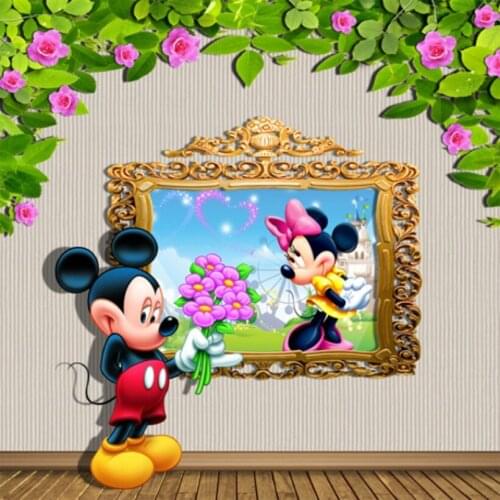 Green Leaf flower sky Fairy Tale Princess Photography Background Backdrops Digital Printed for Girl Birthday Props Custom Name