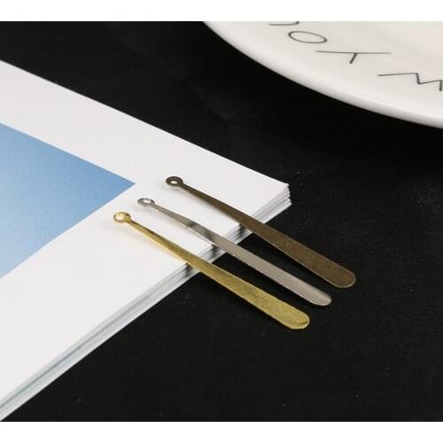 10Pcs Gold/Rhodium/Brass Filigree Slender Iron Crafts Connectors For Jewelry Findings Making DIY Accessories Charms Pendant