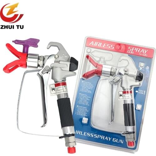 3600PSI High Pressure Airless Paint Spray Gun With 217 Spray Tip Nozzle Guard For Wagner Titan Spraying Machine
