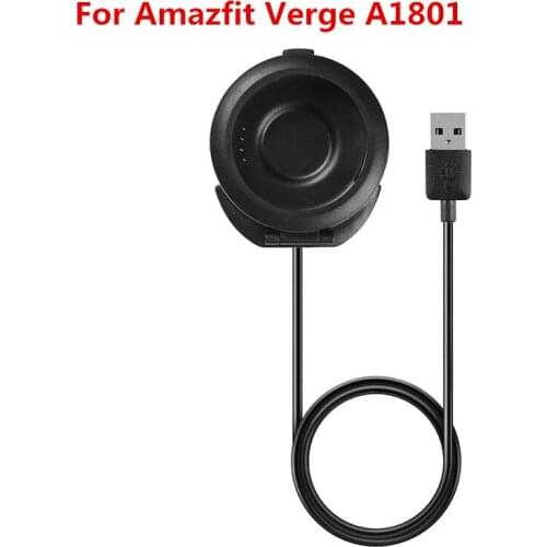 50pcs Fast Charging Power Source Charger Adapter 1m USB Cable Wire for Xiaomi Huami Amazfit Verge A1801 smart watches Tool