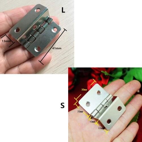 White Cabinet Door Luggage 5 Holes Hinge,Triple Hinge Decor,Furniture Decoration,Chinese Furniture Hardware,12pcs