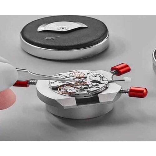 Watch Case Watch Cushion Jewelry Movement Cover Pad Leather Protecting Holder Watchmaker Repair Tools Accessories 53mm 71mm