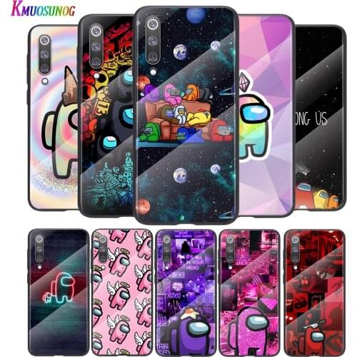 Cartoon man in Space For Xiaomi Mi 11 11i 10T CC9E 9T Note 10 Ultra Pro Lite 5G Tempered Glass Cover Shell Phone Case