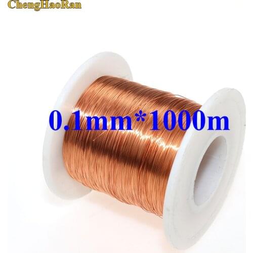ChengHaoRan 0.1mm*1000m/pc length QA-1-155 Copper Wire Copper Line Enameled copper wire 0.1mm 1000M