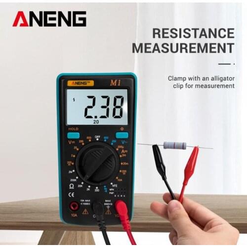 ANENG LCD Backlight Digital Multimeter Voltage/Current/Resistance/NCV Meter Handheld LCD Multimetro Voltage Current