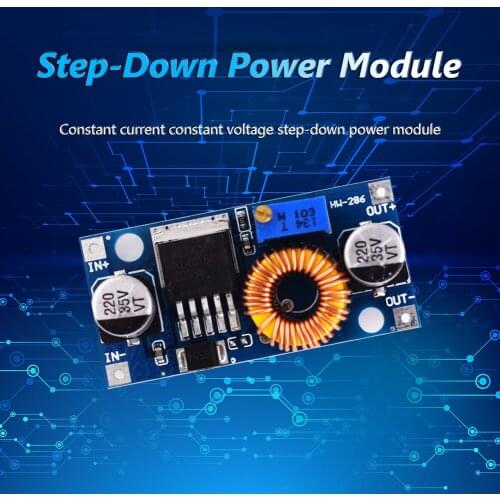 HW-286A 0.8V-24V to 5V-32V Large Current DC 5A Charging Board Power Supply Module Step Down