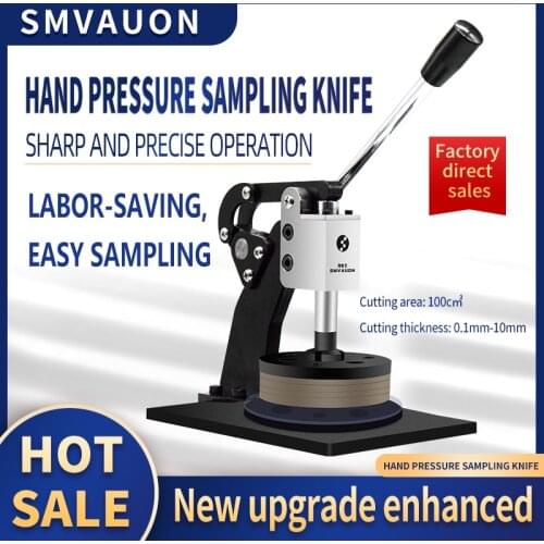 Round Sample Cutter Pressure type sampling knife hand pressure disc sampler Brand Sample Collector Textile Fabric machine