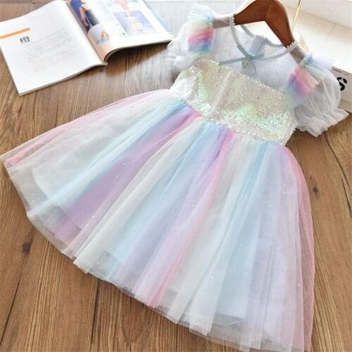 Teen Girls Summer Cotton Casual Dress Lace Flower Princess Baby Girl Clothes Short Sleeveless Dress Kids Clothes Wedding Dresses