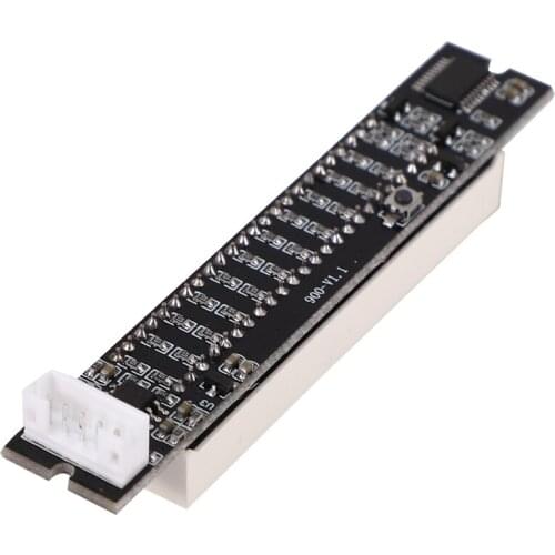 Mini Dual 12 Level Indicator VU Meter Stereo Amplifier Board Adjustable Light Speed Board