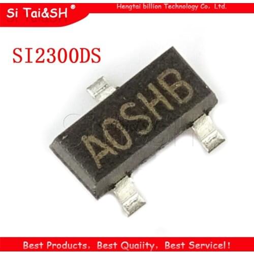 50PCS SI2300DS SOT SI2300 SOT SI2300DS-T1-E3 SOT-23 SMD new MOS FET transistor