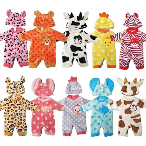 Doll Clothes 43cm Reborn Baby Doll Coat for 18 Inch Girl Doll Coat Toy Wear Doll Accessories Dropshipping