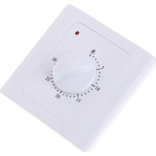 AC 220 V 10A 30Min Countdown Timer Switch Electric Digital Time Plug Control Button