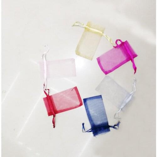 1000pcs 5x7 5x9 7x9 Organza Gift Bag Drawstring Bags Jewelry Packaging Display Bags Packaging for Jewellery Pouches Storage Bag