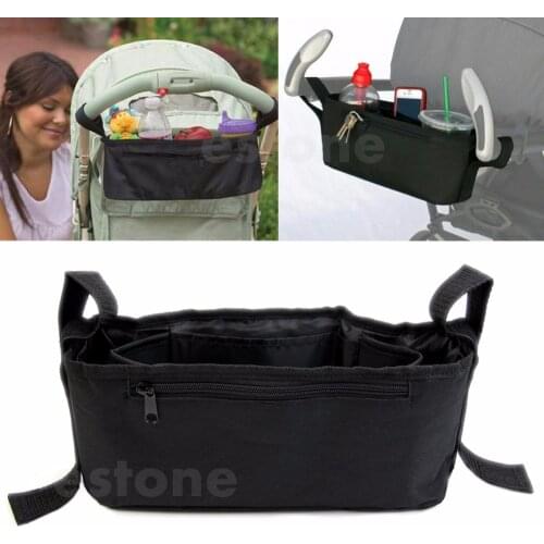1 Pc Pram Stroller Drink Parent Tray Organizer Double Cup Holder Console Phone Jogger New For Baby