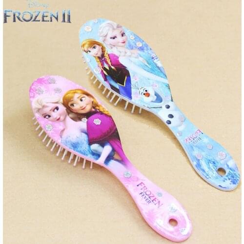 Disney Frozen Air Cushion Hair Comb Cartoon Anime Figure Mickey Minnie Sofia Elsa AnnaPrincess Massage Comb Girls Birthday Gifts