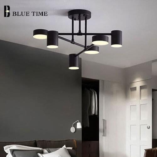 Modern Led Ceiling Light Black&Gold Surface Mount Ceiling Lamp Living room Bedroom Dining room Kitchen Chandelier Ceiling Lamp
