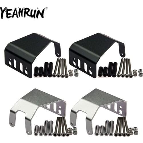 YEAHRUN SCX10 Axle Protector Plate Aluminum Skid Plate for 1/10 RC Crawler Axial SCX10 RC Climbing Car Upgrade Parts