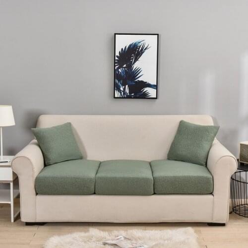 Funiture protector sofa cushion cover sofa protector seat cushion slipcover elastic solid color