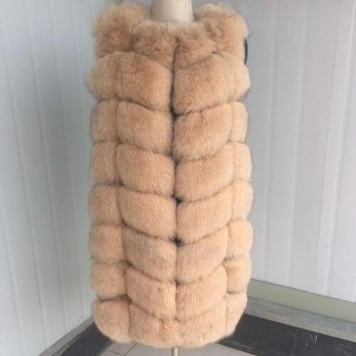 Women Real Fox Fur Coat Natural Real Fur Jackets Vest 2020 Winter Outerwear Women Clothes real fox fur coat